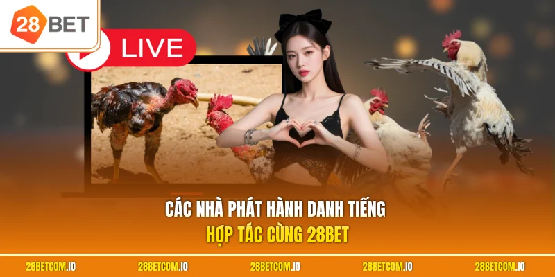 Các nhà phát hành danh tiếng hợp tác cùng 28BET