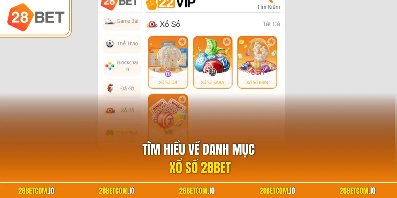 Xổ số 28BET 1 Tìm hiểu về danh mục xổ số 28BET